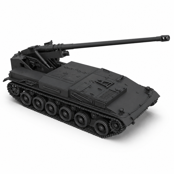 SSMODEL 1/144 VK 2.05 Hyazinthe 2S5 Giatsint-S German Resin Model Kit TSS1440423