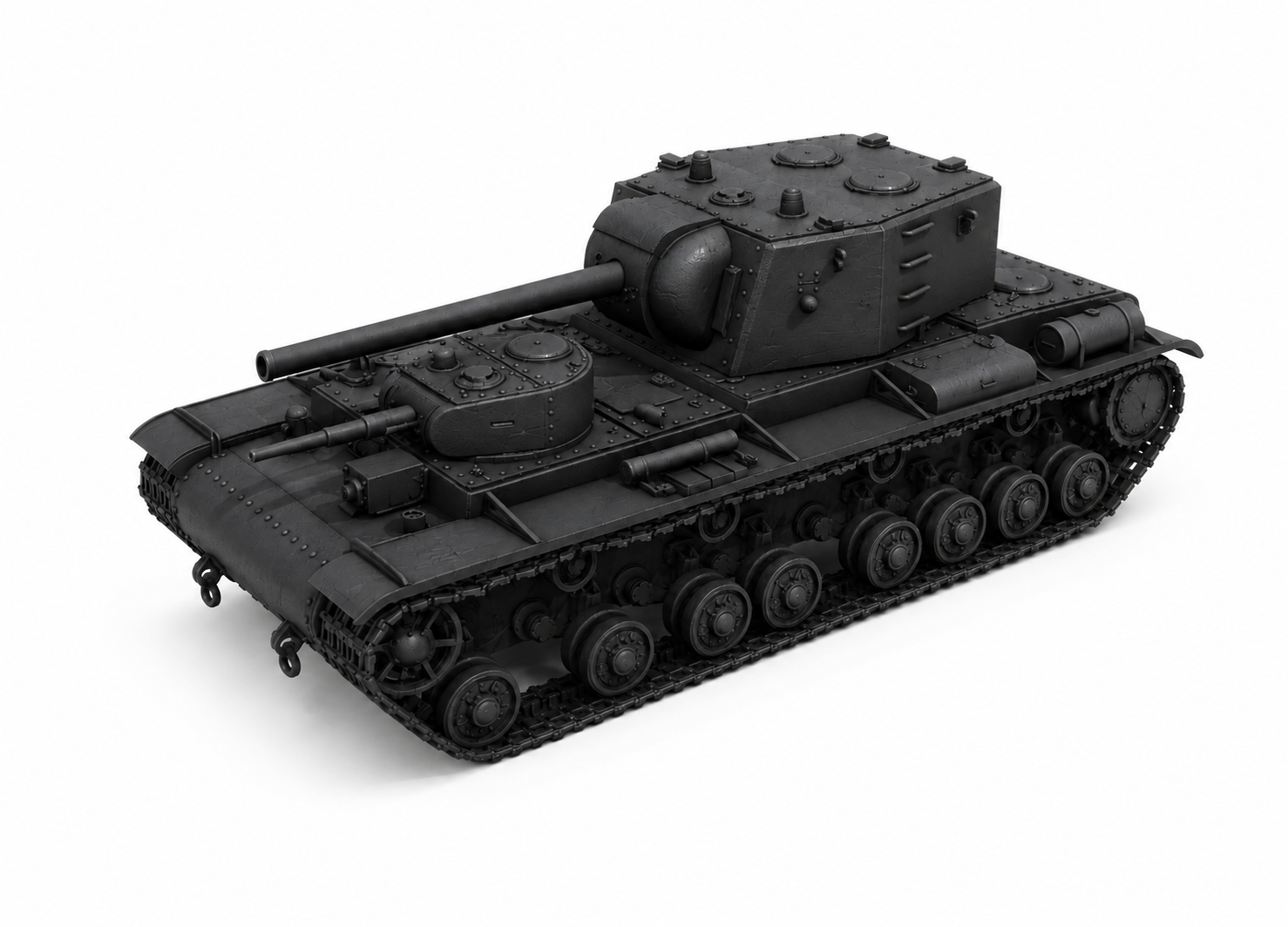SSMODEL 1/144 KV-4 v1 tank Resin Model Kit TSS1440090 — detail view 2