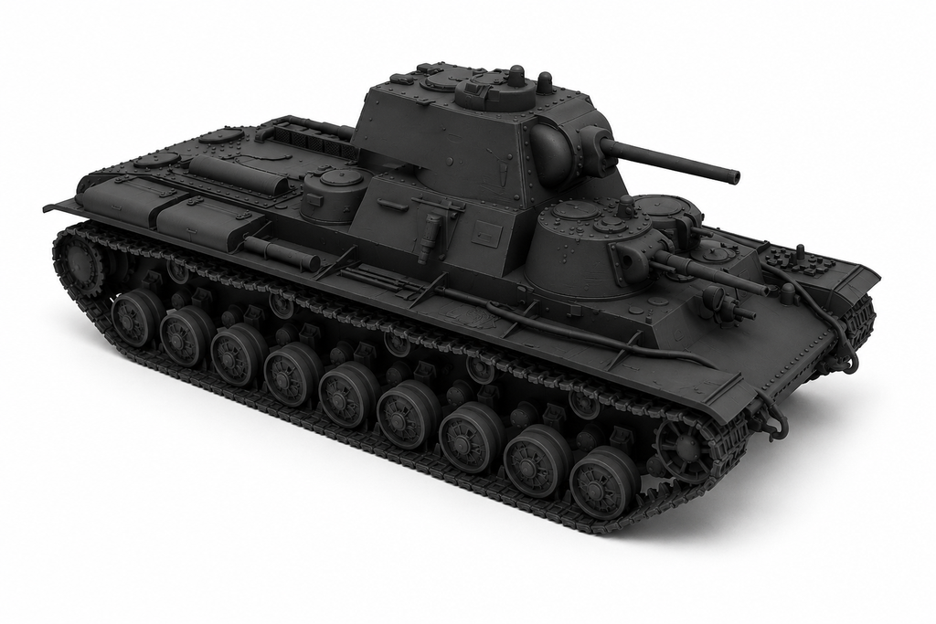 SSMODEL 1/76 KV-35 Soviet fictional superheavy tank resin model kit TSS0760490