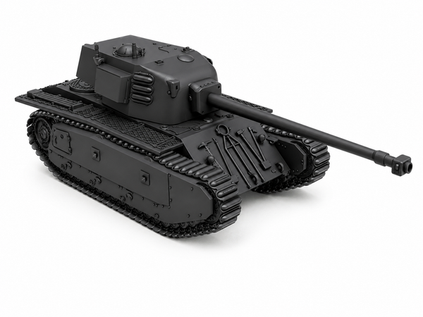 SSMODEL 1/76 ARL 44 French Postwar Heavy Tank Resin Model Kit TSS0760372