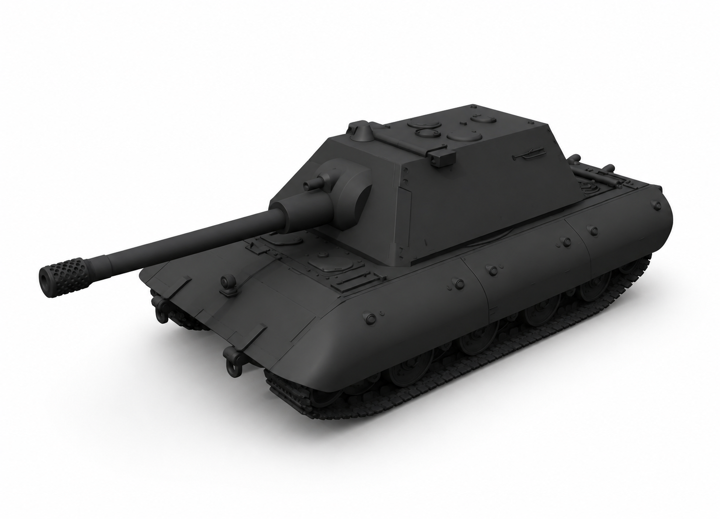 SSMODEL 1/87 E-100 German superheavy tank Resin Model Kit TSS0870177 Secondary image