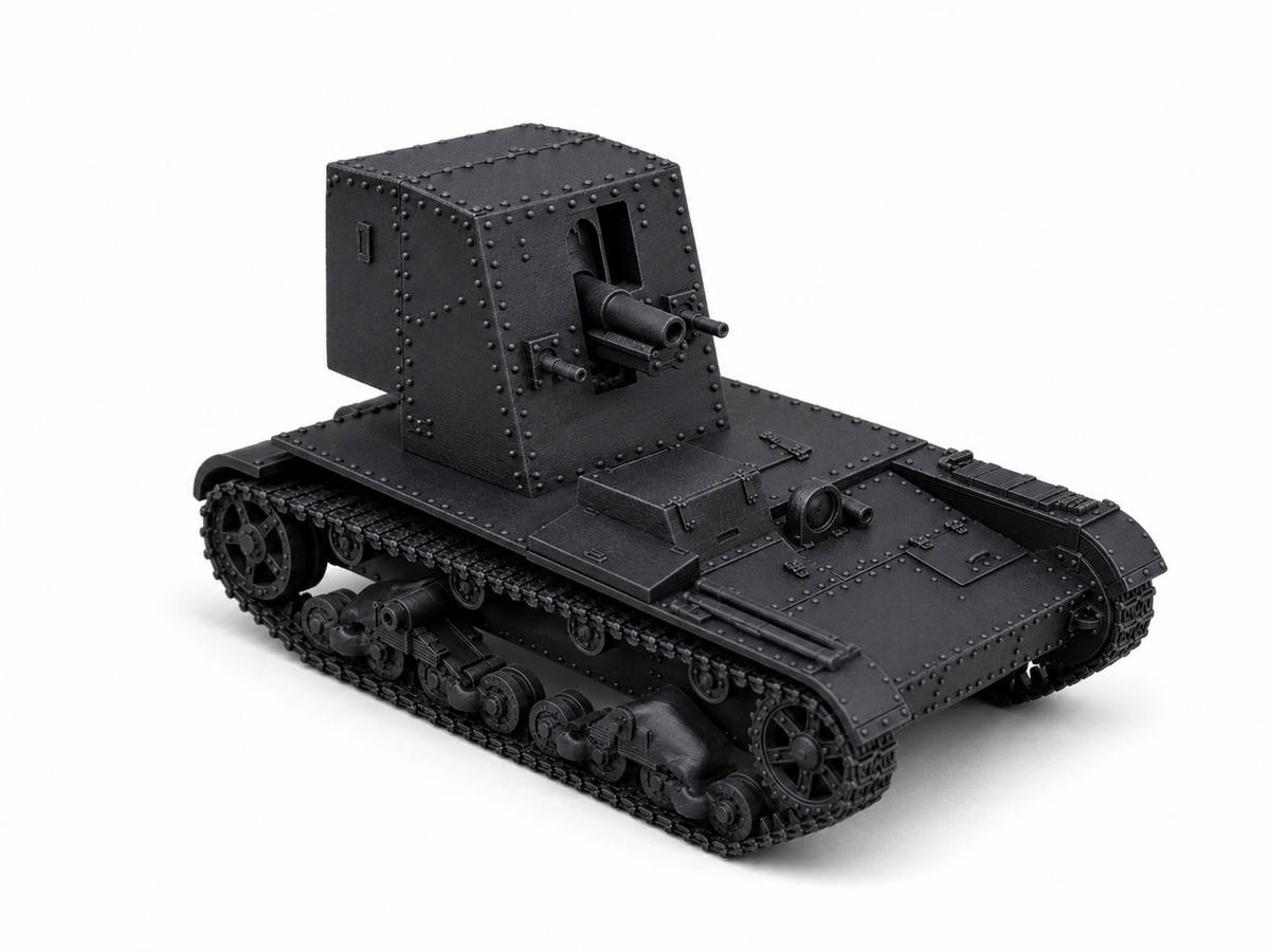 SSMODEL 1/56 SU-26 tank Resin Model Kit TSS0560082 — detail view 2