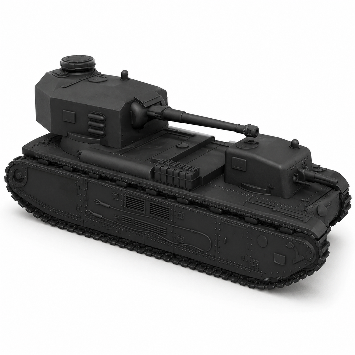 SSMODEL 1/200 Pz.Kpfw. F2 750 f German fictional tank Resin MODEL KIT TSS2000450 — detail view 2