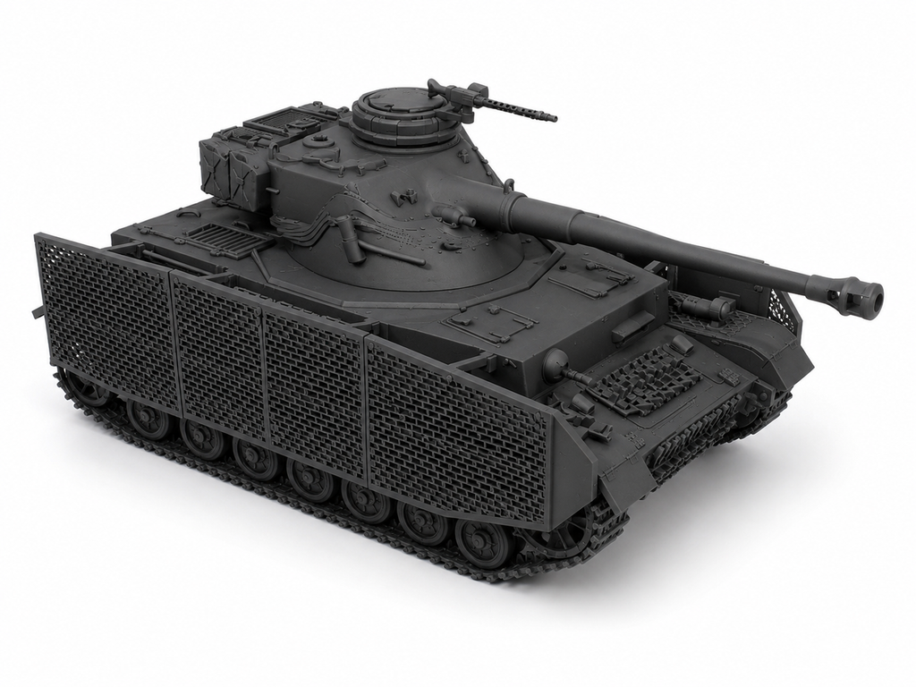 SSMODEL 1/144 Pz.Kpfw. IV Ausf.J mit Wiegenturm Resin Model Kit  TSS1440321
