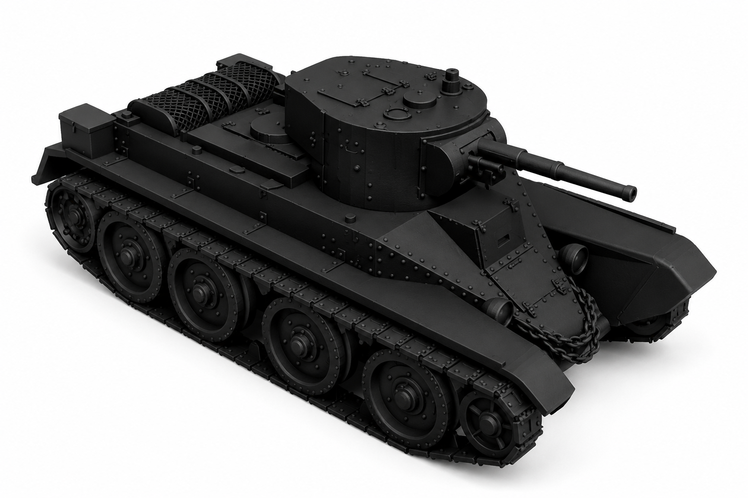 SSMODEL 1/76 BT-5 (late) Tank Resin Model Kit TSS0760575 Secondary image