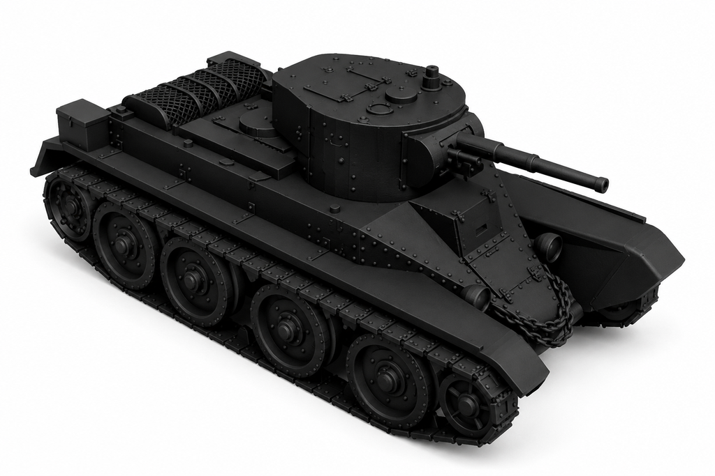 SSMODEL 1/76 BT-5 (late) Tank Resin Model Kit TSS0760575
