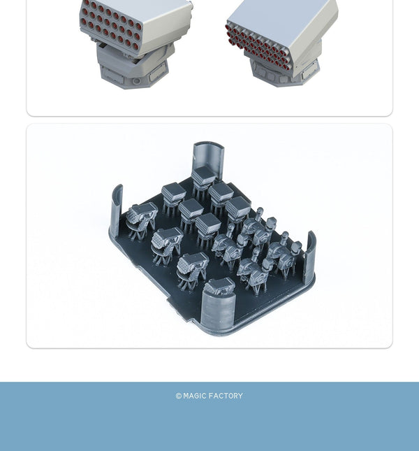 Magic Factory 1/700 7516 Fujian-class 3D-Printed Weaponry and Equipment Set