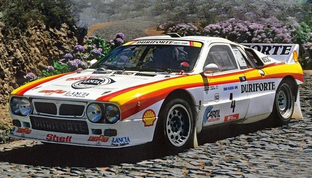 HASEGAWA 1:24 CAR KIT LANCIA 037 RALLY DURIFORTE 1986 ERC DETAIL UP 20775- Main image
