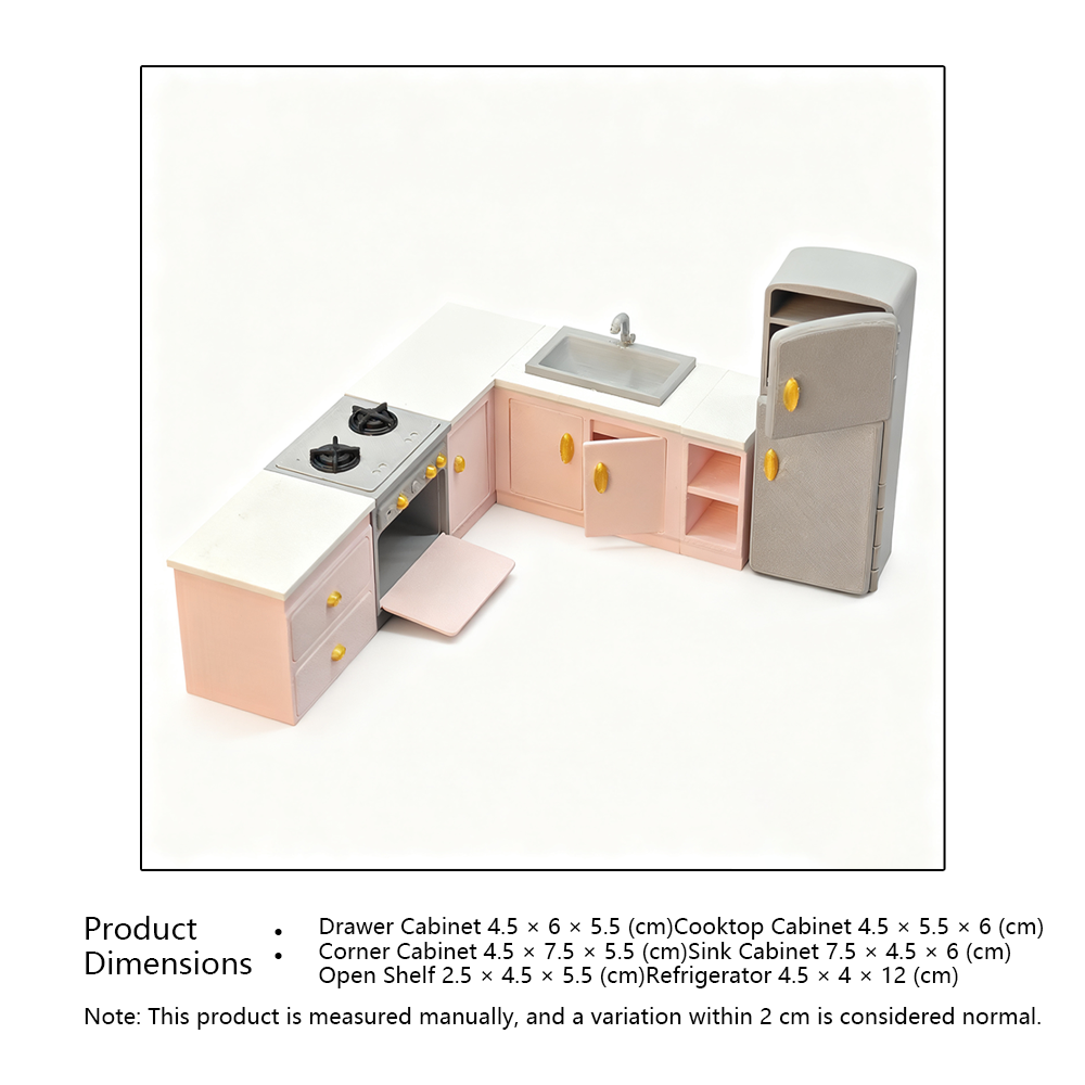 LYTP121036 1/12 Molasses's Fantasy Kitchen 3D Printing DIY Miniature Scenes Dollhouses Creative Ornaments Desktop Displays Mini Models 1/12 Scale BJD OB Dolls — detail view 2