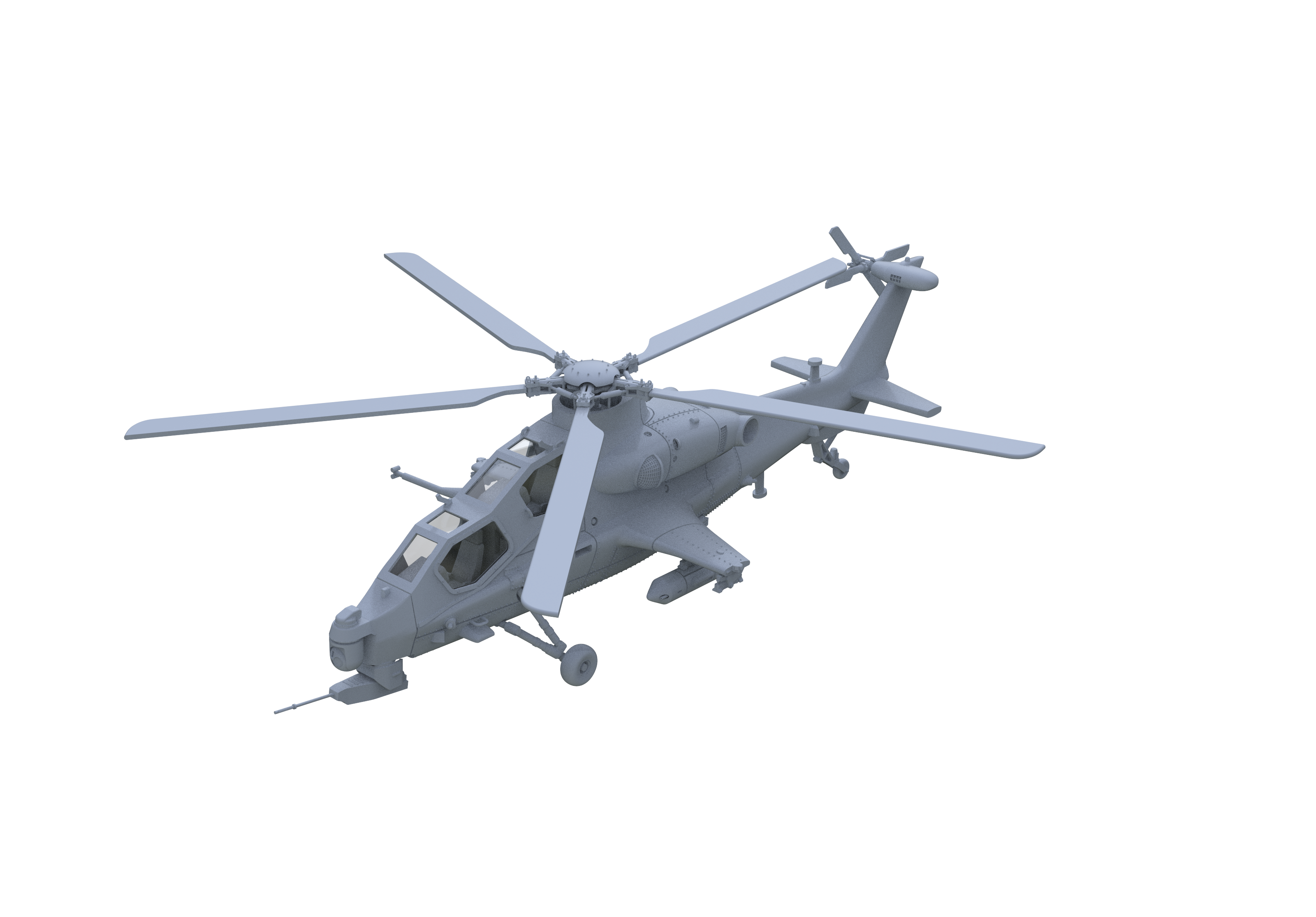 Yao's Studio LYR903 Fighter Aircraft Military Model Kit China Z-10 Helicopter Secondary image