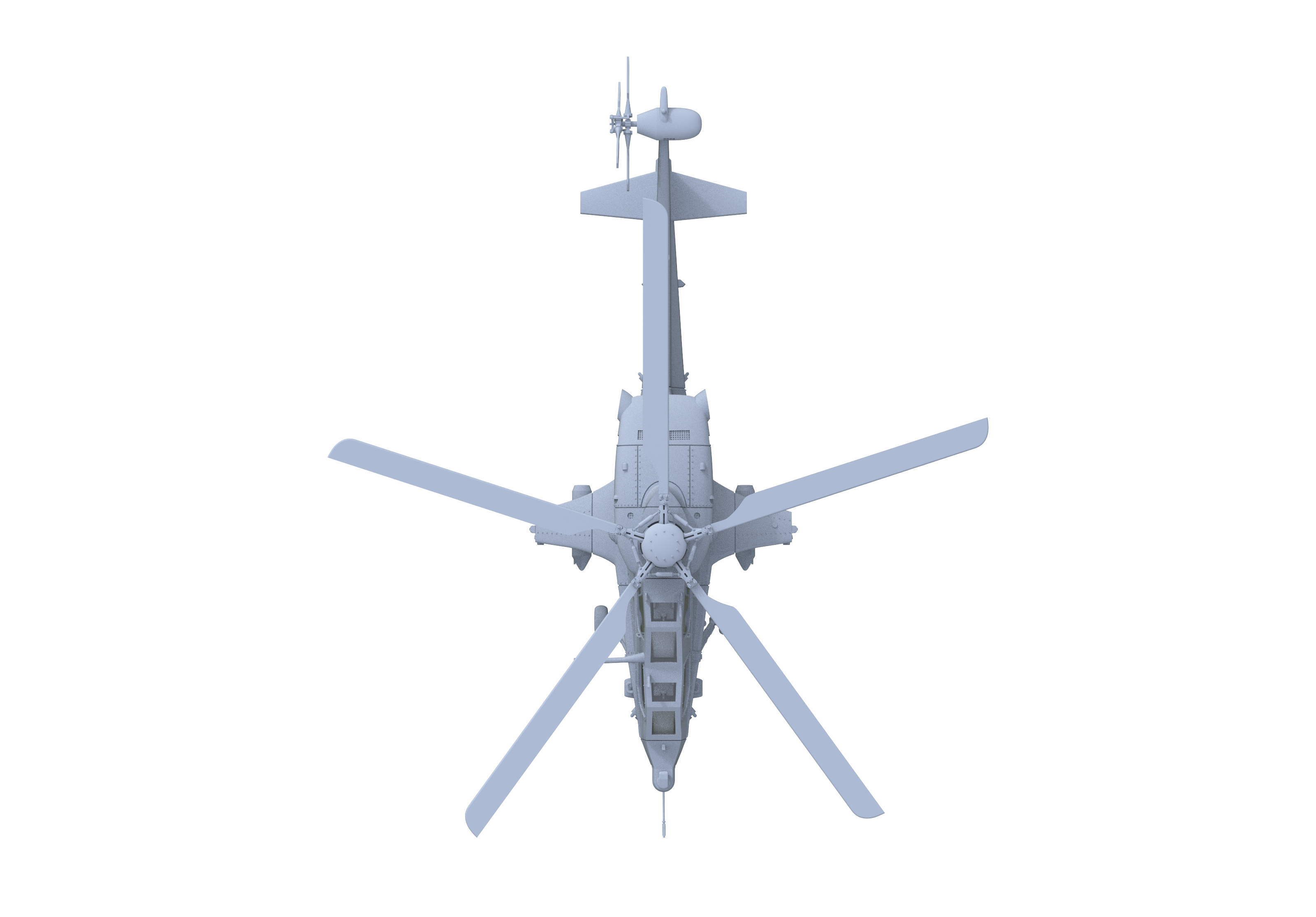Yao's Studio LYR903 Fighter Aircraft Military Model Kit China Z-10 Helicopter — detail view 4