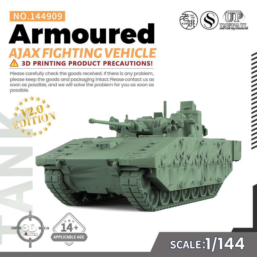 SSMODEL 909 Military Model Kit Ajax Armoured Fighting Vehicle Main image