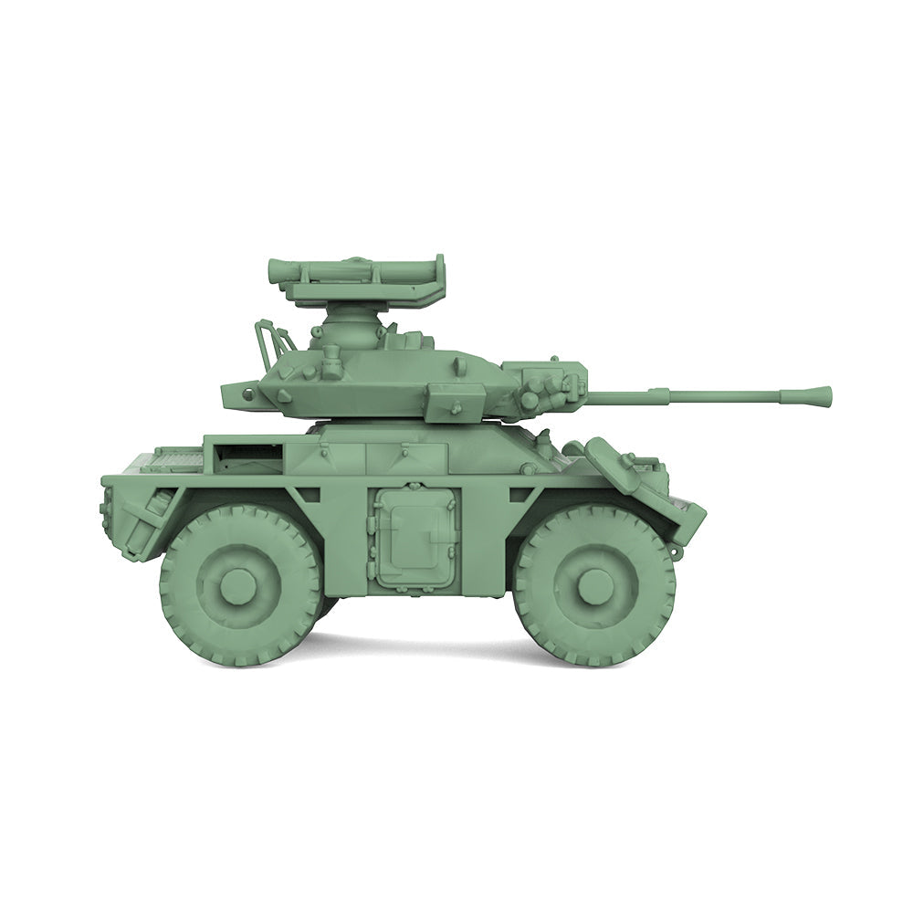 SSMODEL 910 Military Model Kit Britain FV721-Fox Armoured Fighting Vehicle — detail view 4