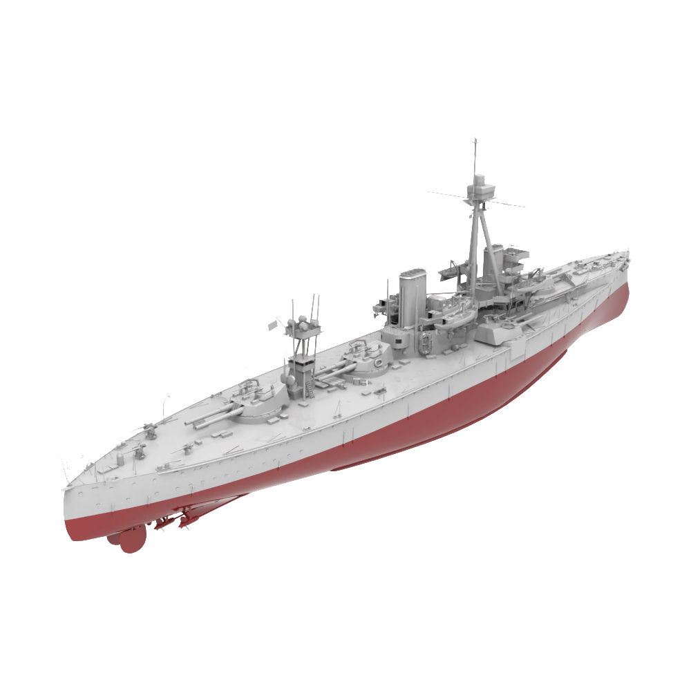 RHWS041S   Military Model Kit Full Hull British HMS Dreadnought Secondary image