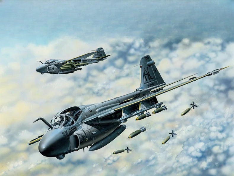 Trumpeter HOBBY BOSS 1/48 American A-6E TRAM "Intruder" Attack Aircraft 81710 Main image