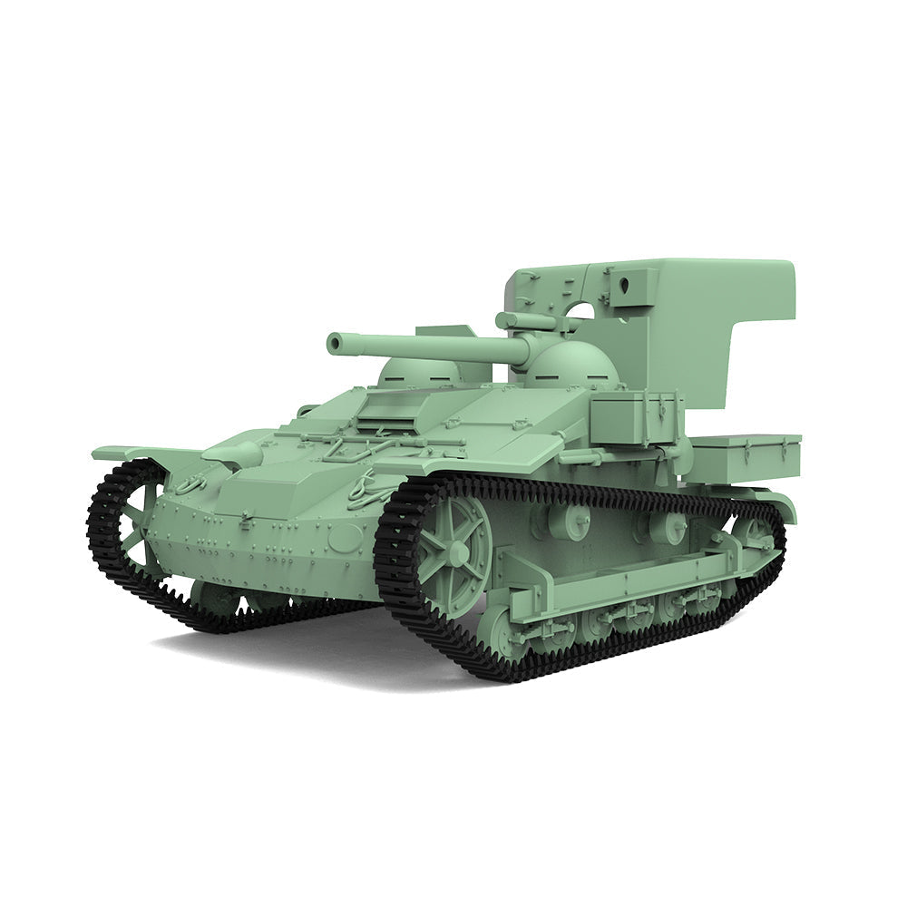 SSMODEL 666 Military Armoured Model Kit France Renault UE 57 Tank Destroyer — detail view 2