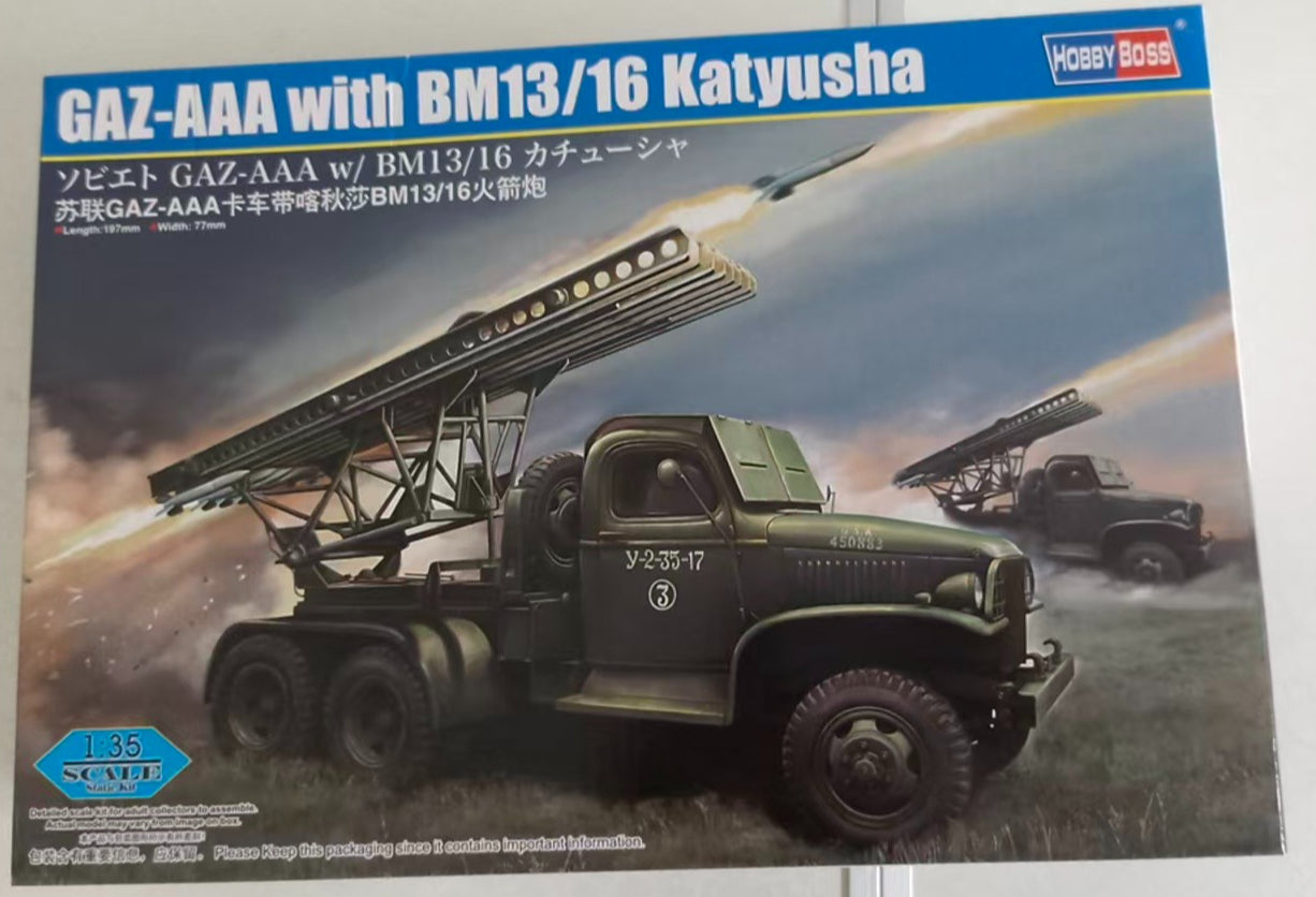 Hobby Boss 84572 1/35 GAZ-AAA Cargo Truck w/BM13/16 Secondary image