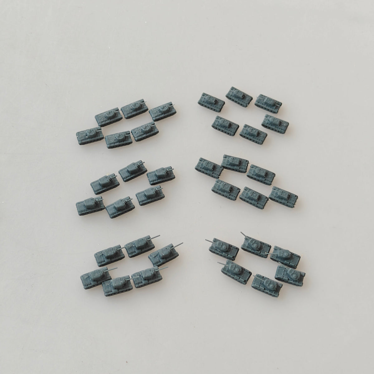 MRY-SFW SSZH002 1/700 Soviet Steel Giants: Complete KV Heavy Tank Collection (7 Models) — L-11 to KV-85 KV-1 Variants + KV-2 + KV-85 Resin Model Kit Unassembled Unpainted — scale model kit