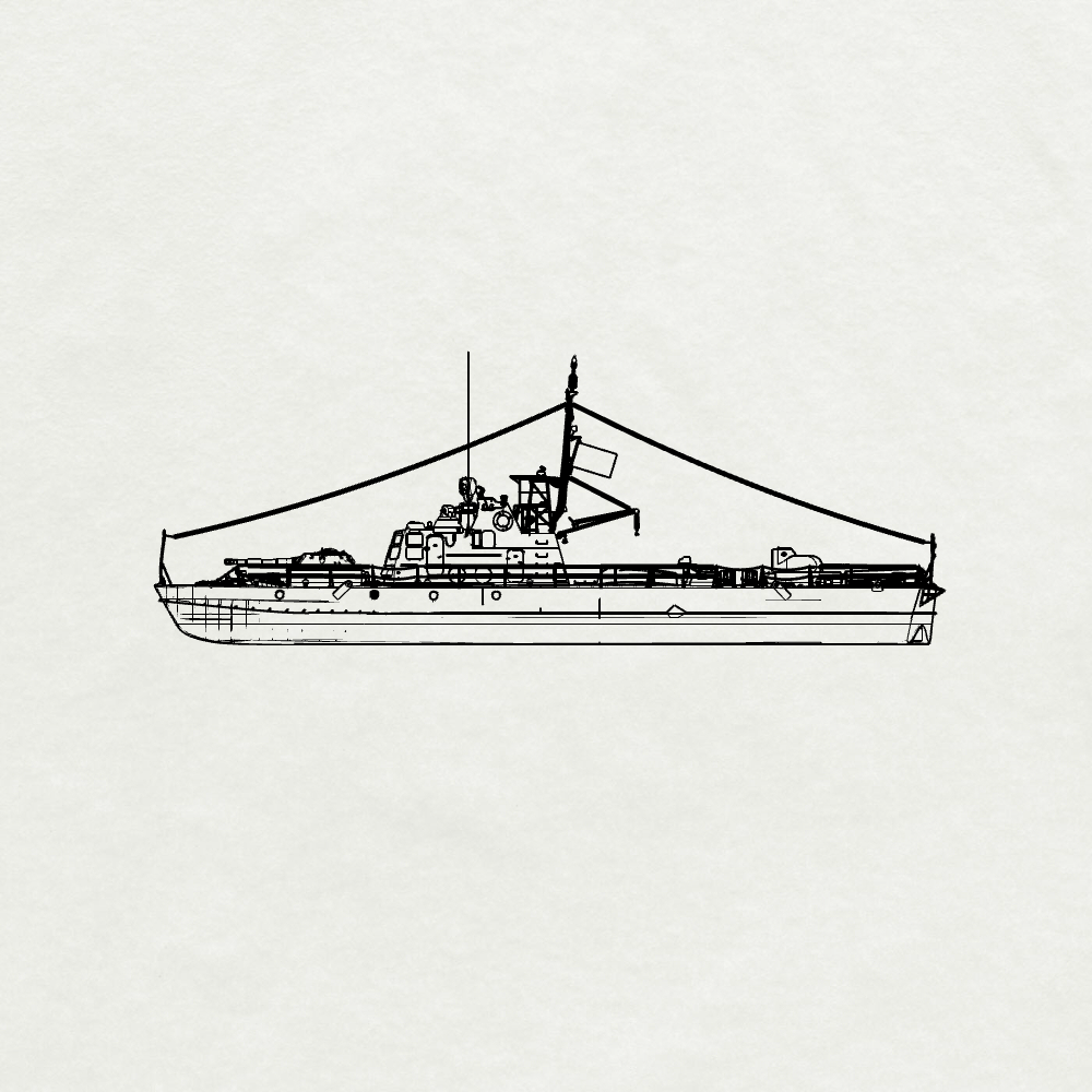 SSMODEL SSC769S  Military Model Kit Soviet Pr. 1204 Border Patrol Boat Full Hull Secondary image