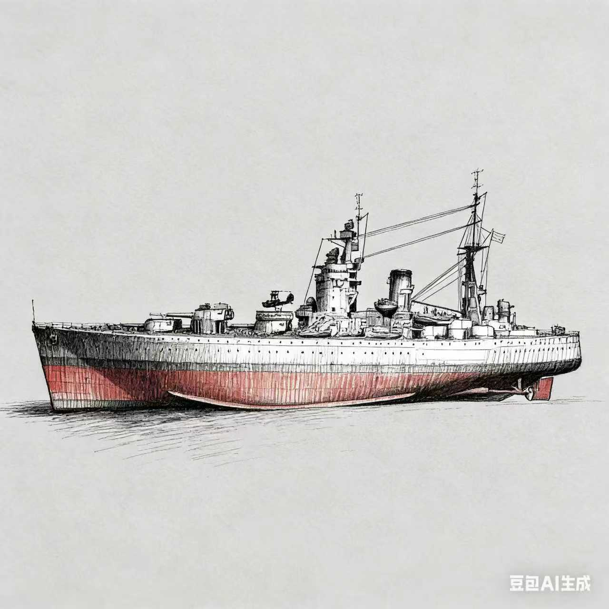SSC141SMilitary Model HMS Nelson Class Rodney Battleship(29) Full Hull — scale model kit