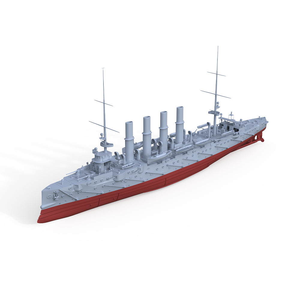 SSMODEL 504S Military Warship Model Kit Russian Navy Varyag Protected Cruiser Main image