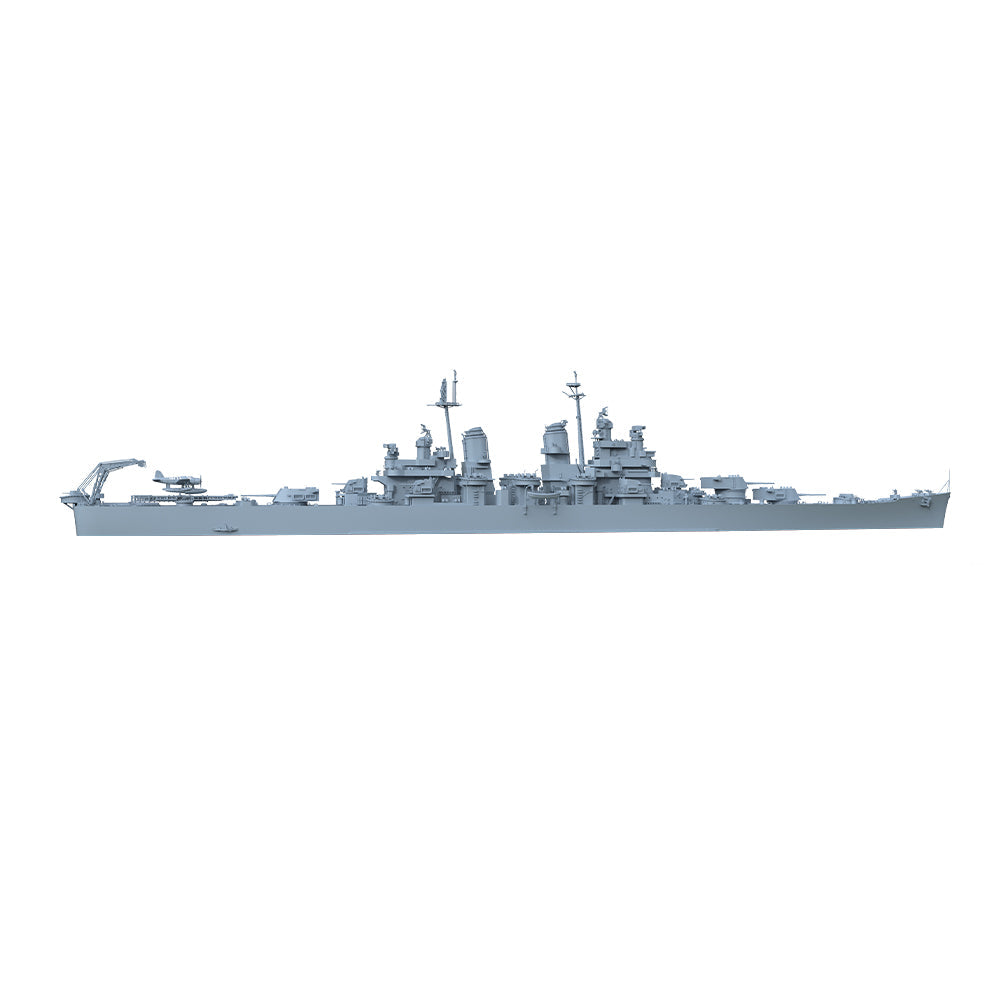 SSMODEL 556 Military Warship Model Kit US Navy Baltimore Heavy Cruiser 1943 CA-68 Secondary image