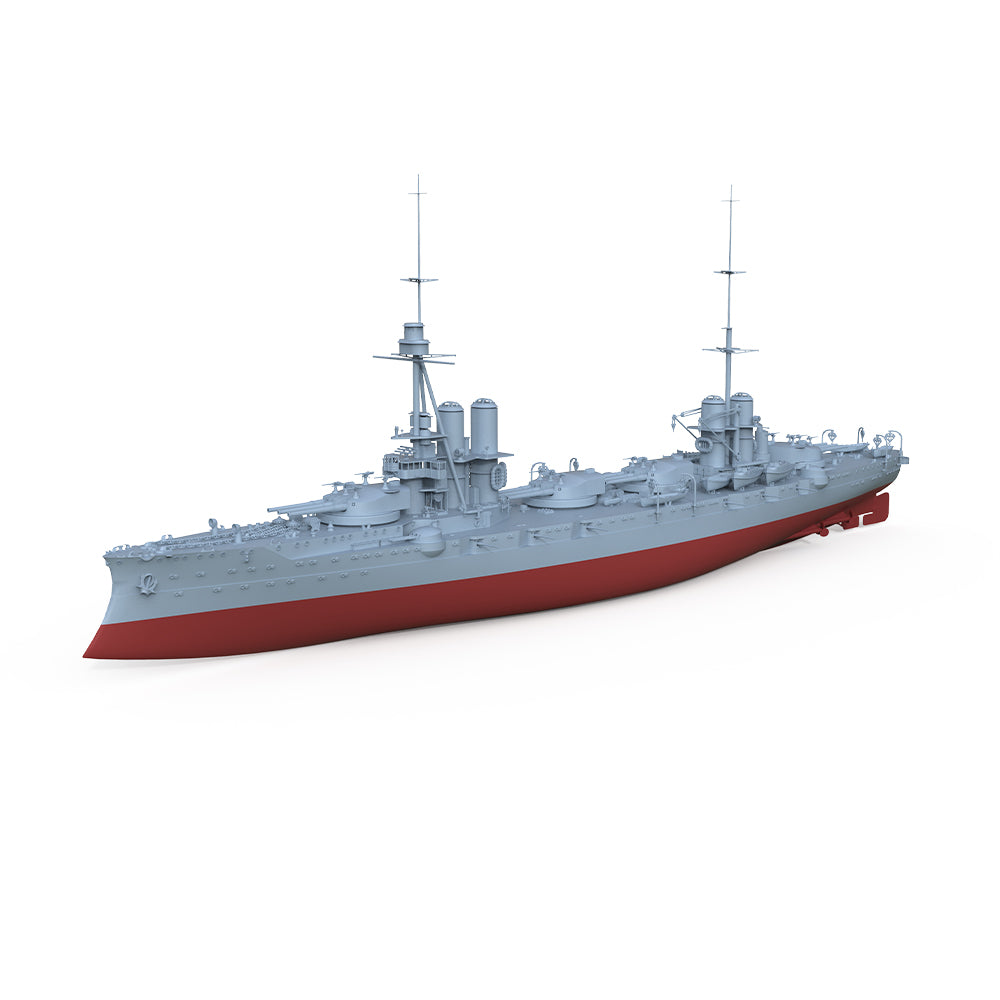 SSMODEL 502S Military Warship Model Kit Italian Navy Dante Alighieri Battleship 1923 — scale model kit