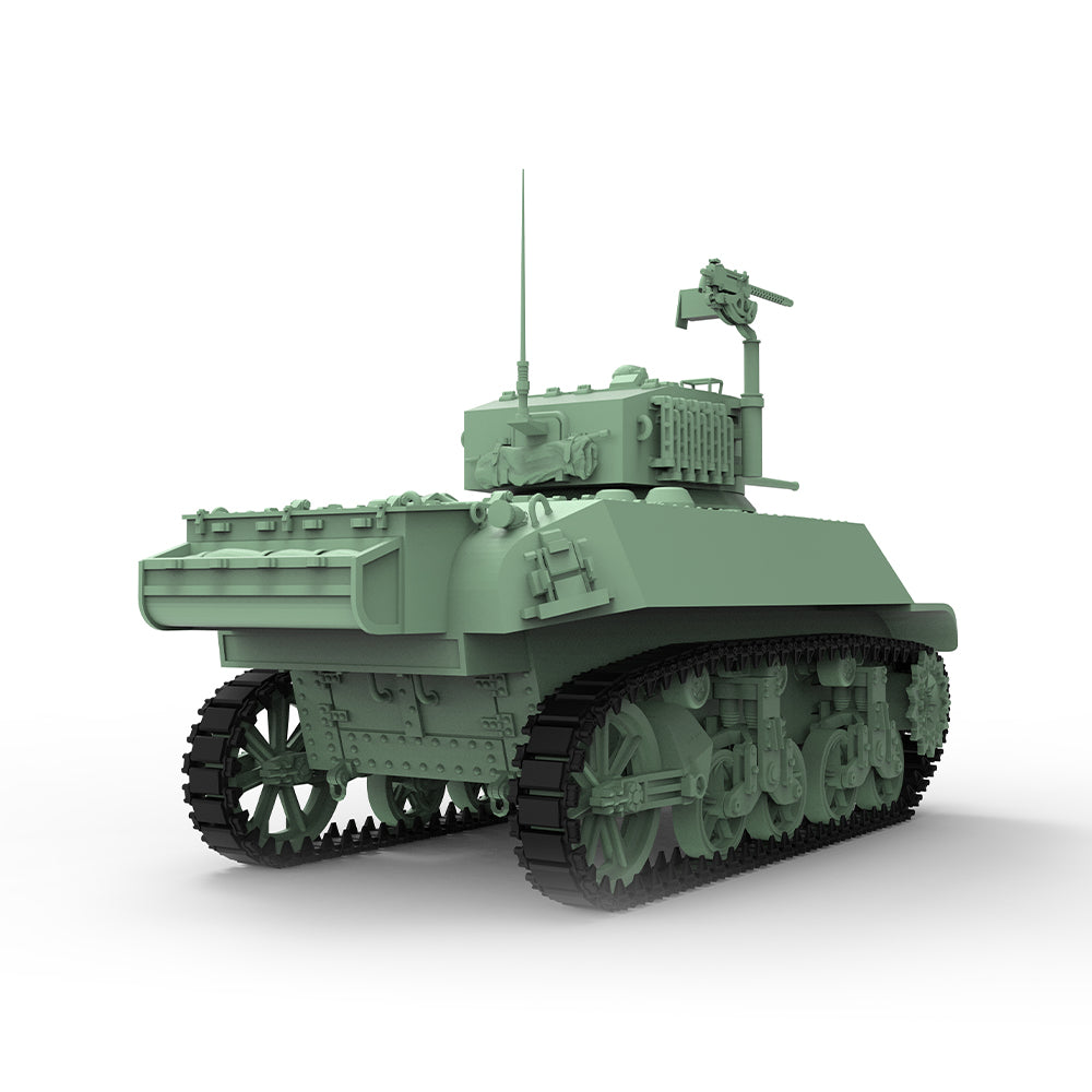 SSMODEL 506 Military Armoured Model Kit US M3A3 Light Tank — detail view 3
