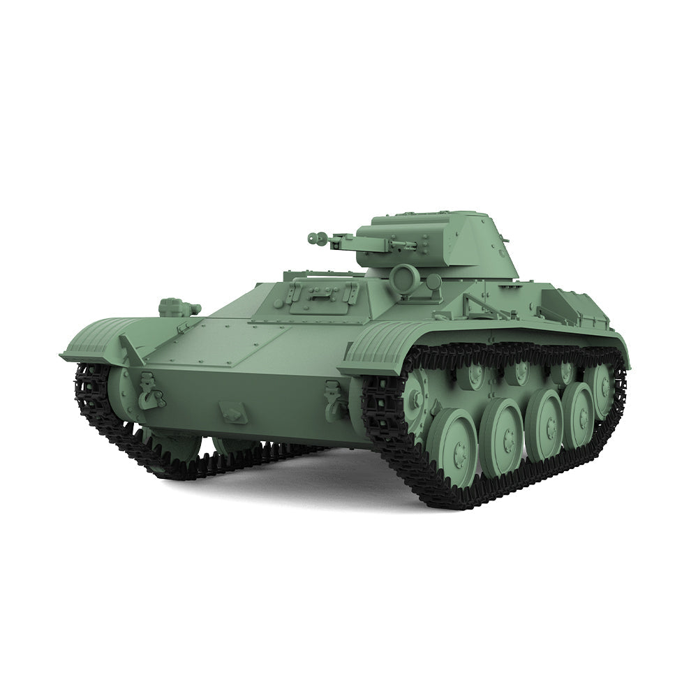 SSMODEL 604 Military Armoured Model Kit Soviet T-60A Light Tank — detail view 2