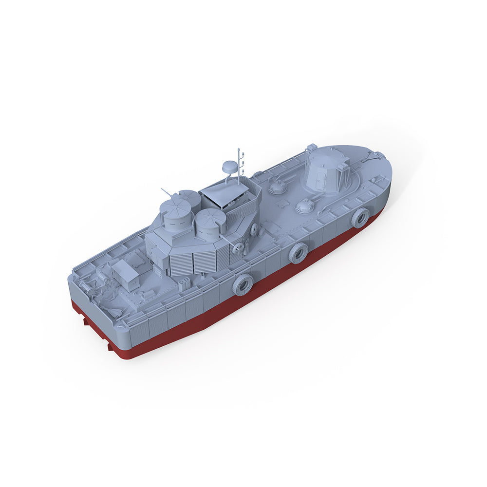 SSMODEL SSC541S 25mm Military Model Kit USN LCM(6) "Zippo" Landing Craft Support (Flamethrower) Full Hull Secondary image