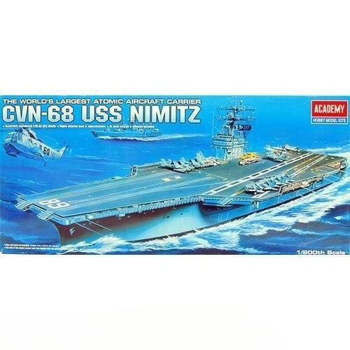 Academy 14213 1/800 CVN-68 Uss Nimitz model Kit Main image