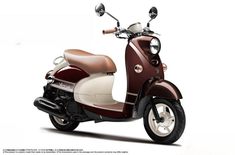 Aoshima AO-06618 1/12 The Bike(61) Model Scooter Kit Yamaha Vino 2016 Dark Brown Main image