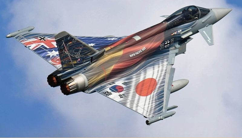 Hasegawa 02430 1/72 Model Kit Eurofighter Typhoon Luftwaffe Rapid Pacific 2022 — scale model kit