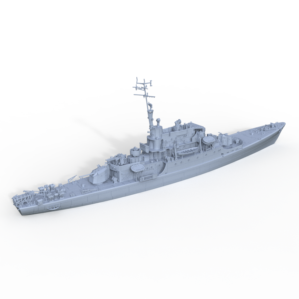 SSMODEL 622  Military Model Kit Italy Frigates Albatros-Class, Albatros F543 Water Line — detail view 2