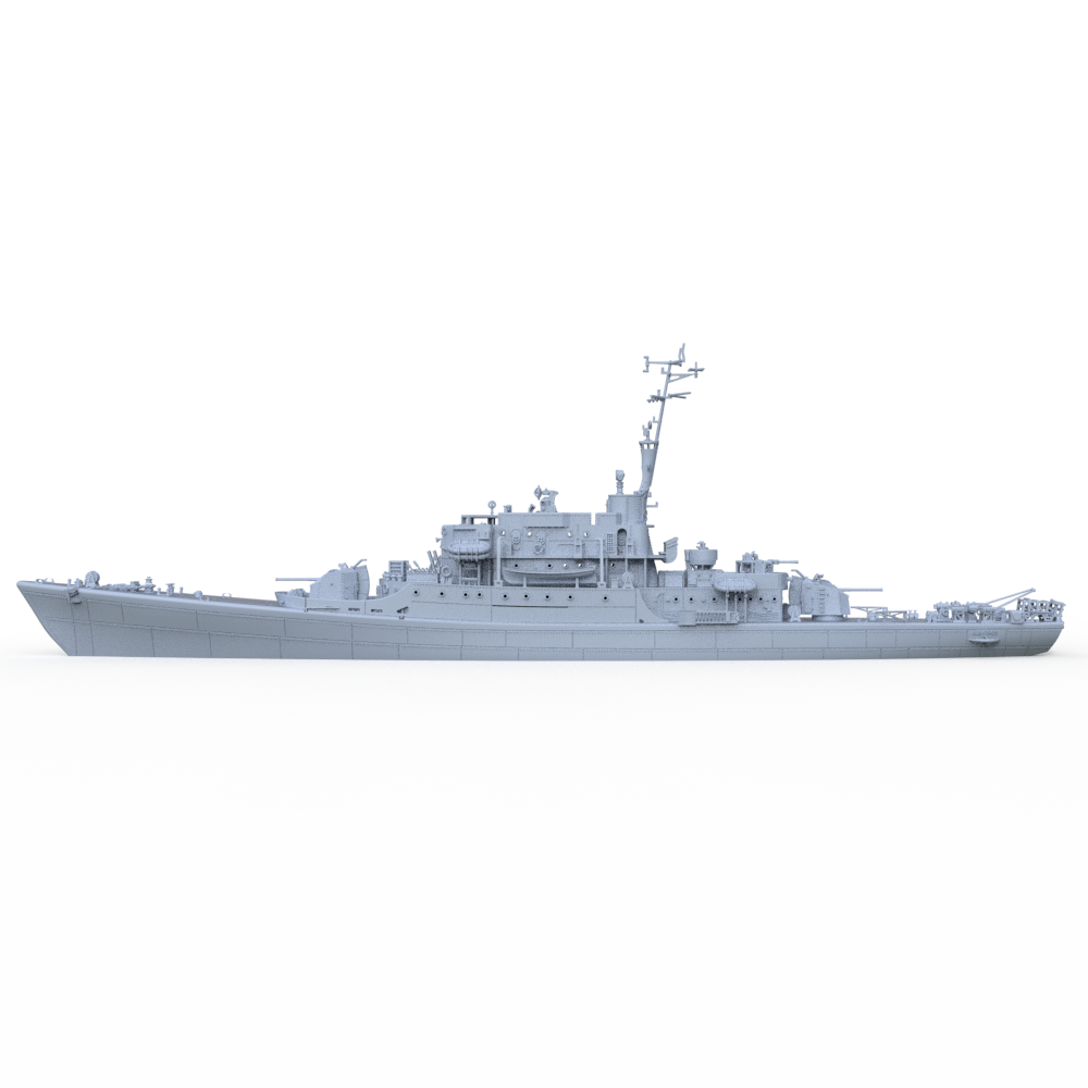 SSMODEL 622  Military Model Kit Italy Frigates Albatros-Class, Albatros F543 Water Line — detail view 3