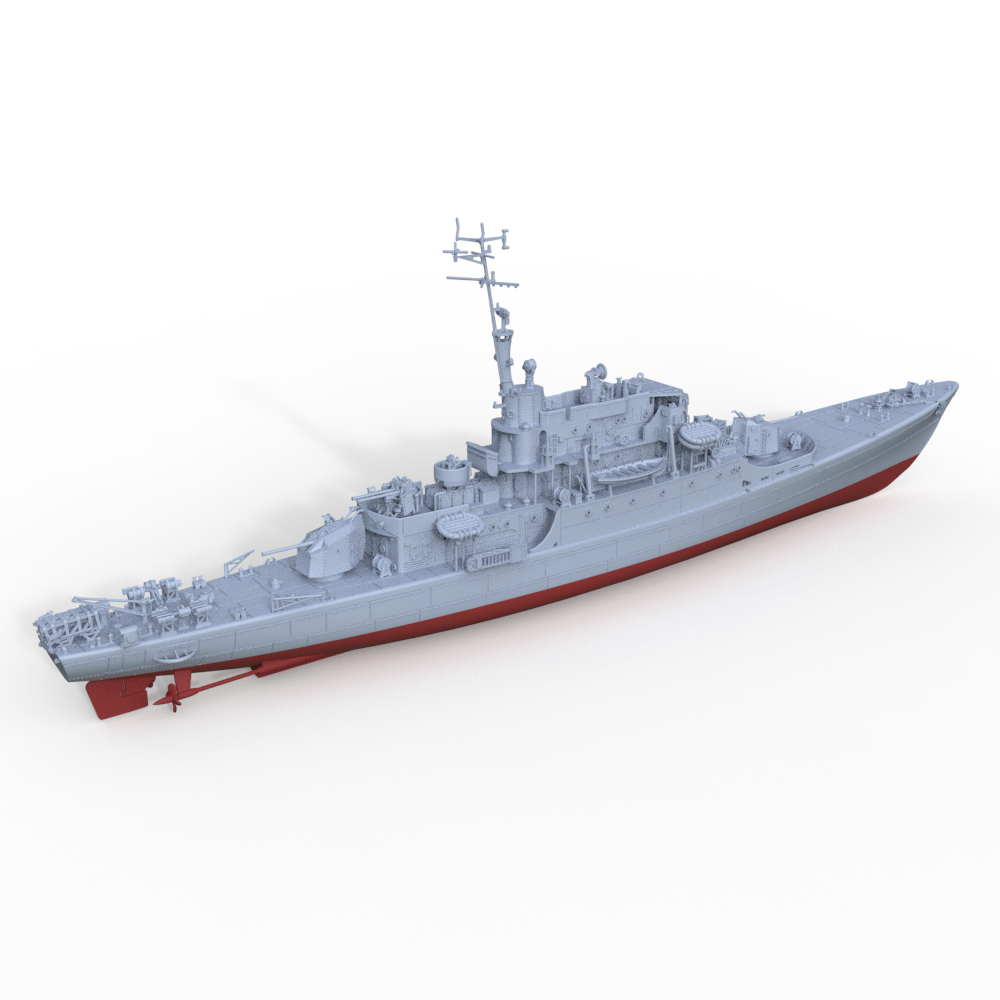 SSMODEL 622S  Military Model Kit Italy Frigates Albatros-Class, Albatros F543 Full Hull Secondary image