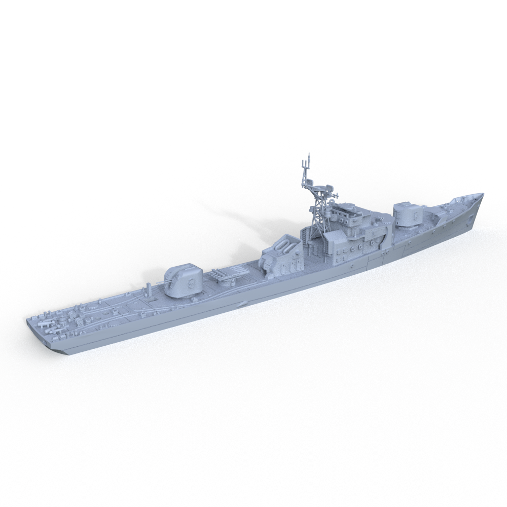 SSMODEL 626 Military Model Kit Soviet PR.159 SKR-1 Frigate(Bottomless Version) — detail view 2