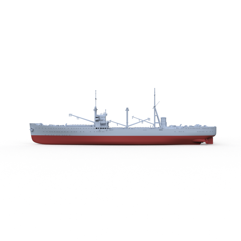 SSMODEL 724S Military Model Kit IJN Kashino Cargo Ship Full Hull — detail view 3