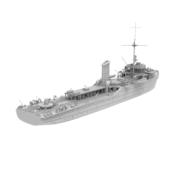RHWS018 Germany R-1 Class Submarine Chaser Drache Water line
