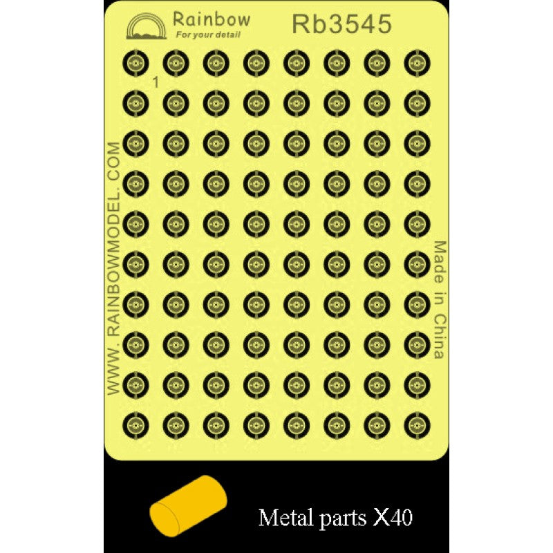 Rainbow 3545 IJN Depth Charges [1PE, 40 Metal parts] Main image