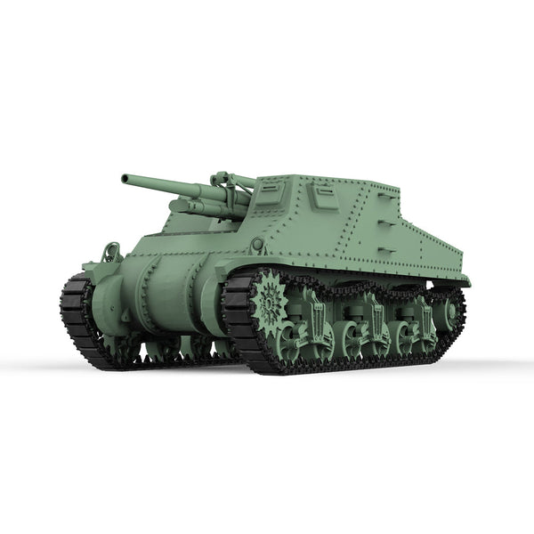 SSMODEL 500D Finished Painted Military Model Kit US T40 3-inches Artillery Tank Destroyer