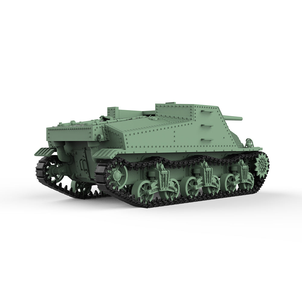 SSMODEL 500D Finished Painted Military Model Kit US T40 3-inches Artillery Tank Destroyer