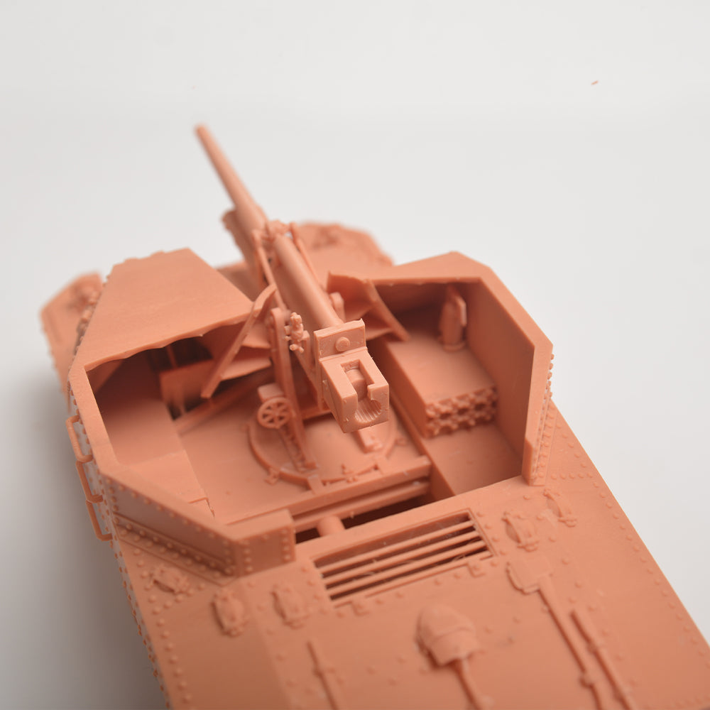 SSMODEL 500D Finished Painted Military Model Kit US T40 3-inches Artillery Tank Destroyer — detail view 12