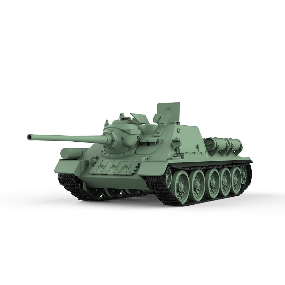 SSMODEL 752D Finished Painted Military Model Kit Soviet SU-85 Tank Destroyer Secondary image