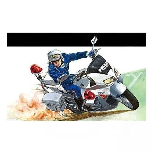 Fujimi 14165 Model 1/12 Bike Series Honda VFR800P White Model Bike-4