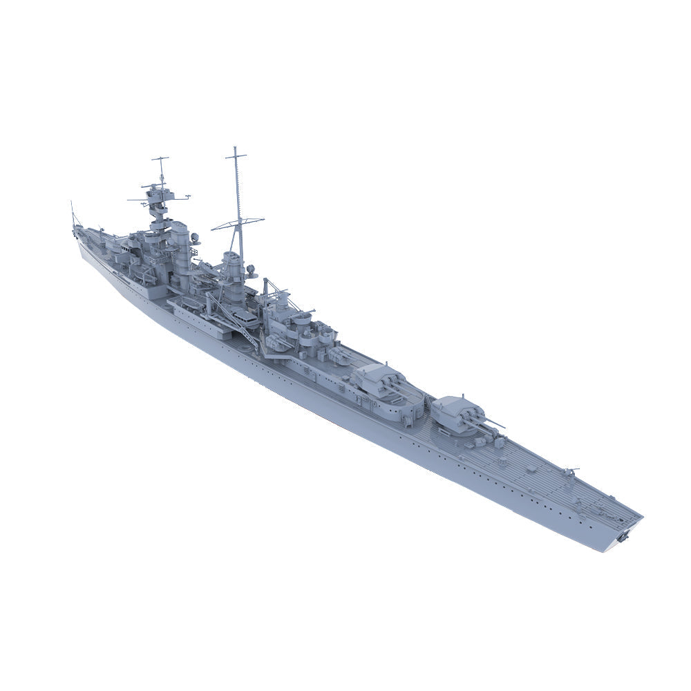 SSMODEL 563 Military Warship Model Kit German Navy Karlsruhe Light Cruiser — detail view 2