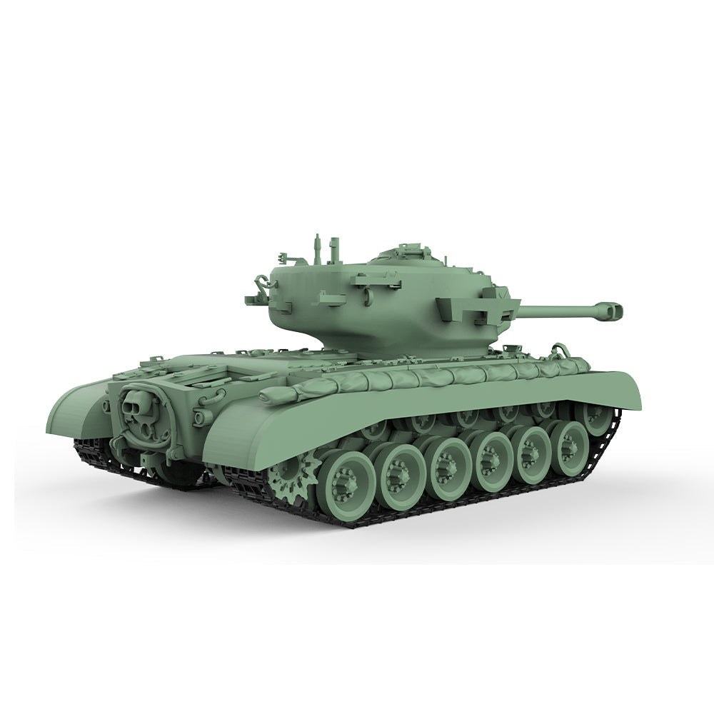 SSMODEL 519 Military Armoured Model Kit US T26E5-FL M26 Pershing Heavy Tank — detail view 4