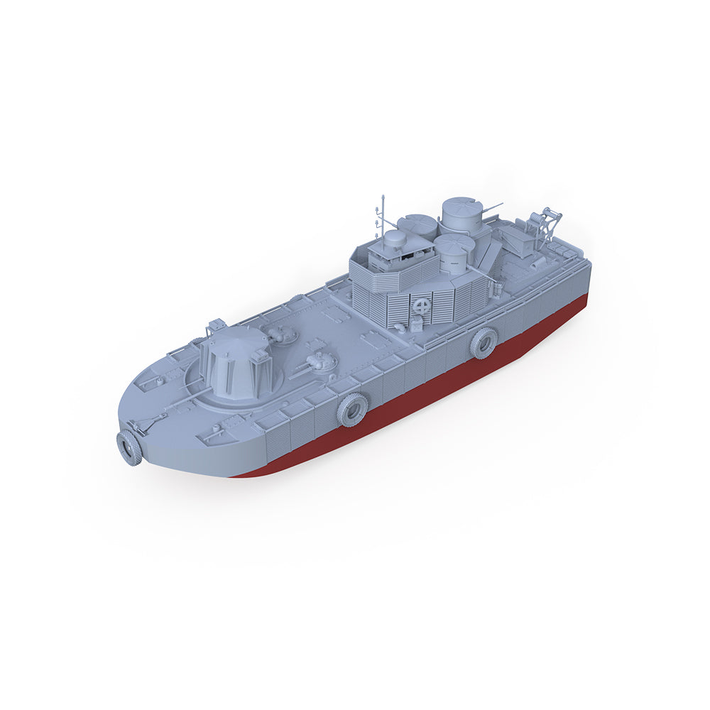 SSMODEL SSC541S 25mm Military Model Kit USN LCM(6) "Zippo" Landing Craft Support (Flamethrower) Full Hull 3D Printed Resin Model Kit by SSMODEL Main image