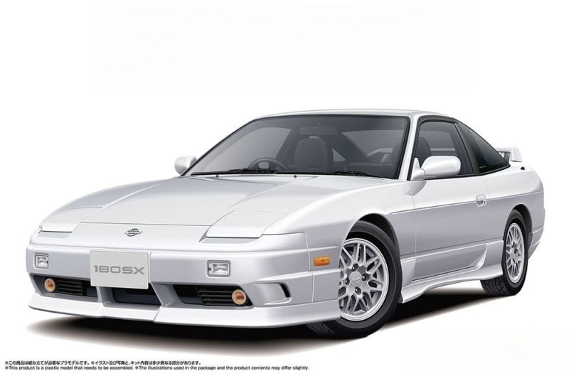 Aoshima AO-06491 1/24 Scale Model Car(26)Kit Nissan 180SX RPS13 Type X '96 — scale model kit