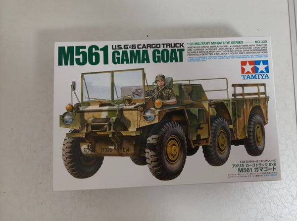 Tamiya 35330 1/35 Scale Military Model Kit US 6x6 Cargo Truck M561 Gama Goat